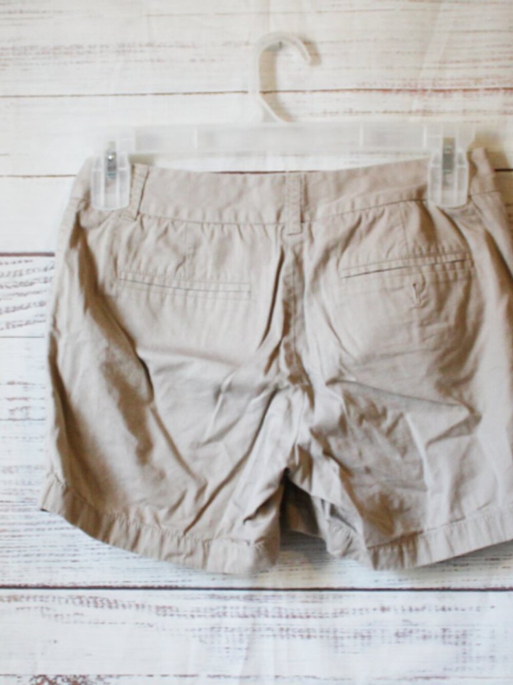 J Crew 5" Cotton Broken-in Chino khaki shorts Size 0 - Picture 3 of 3